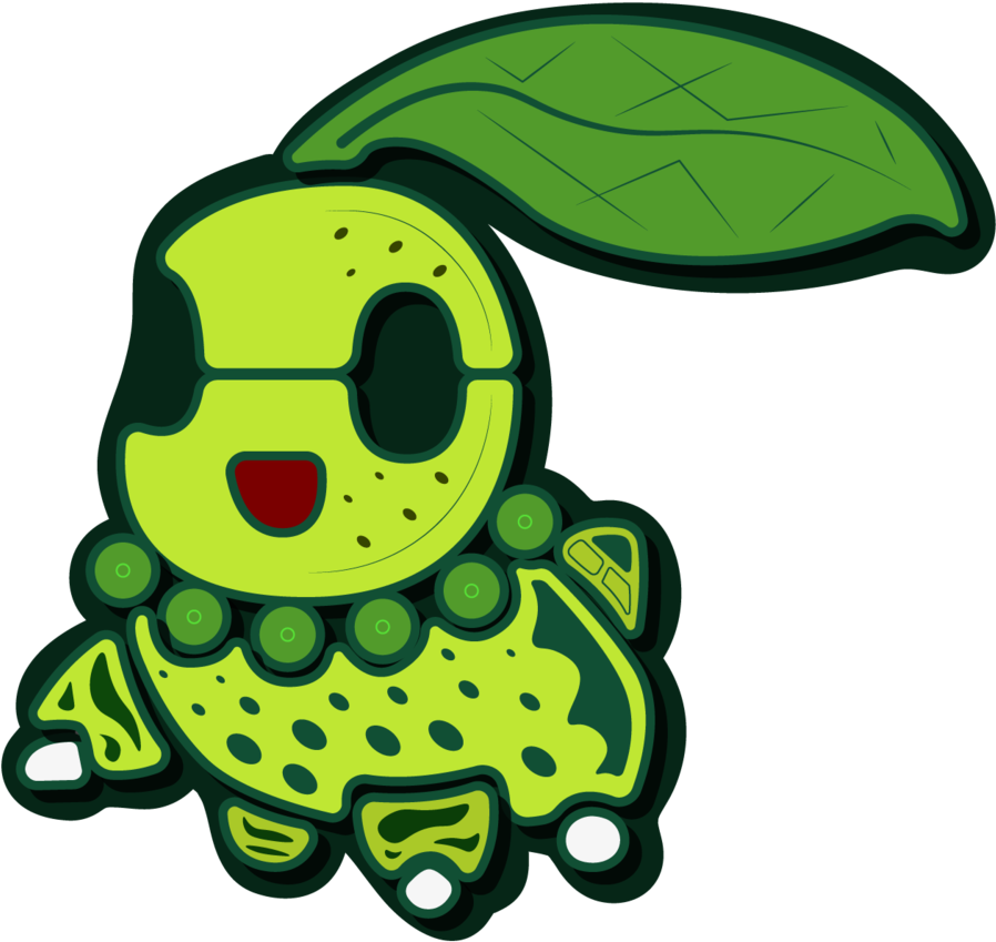 Chikorita (1000x1294), Png Download