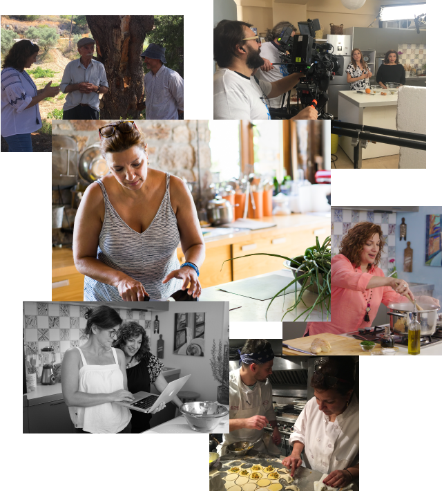 Diane Owns And Operates The Glorious Greek Kitchen - Collage (640x710), Png Download