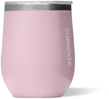 Rose Quartz Classic Stemless 12oz Wine Cup - Corkcicle Stemless (700x700), Png Download