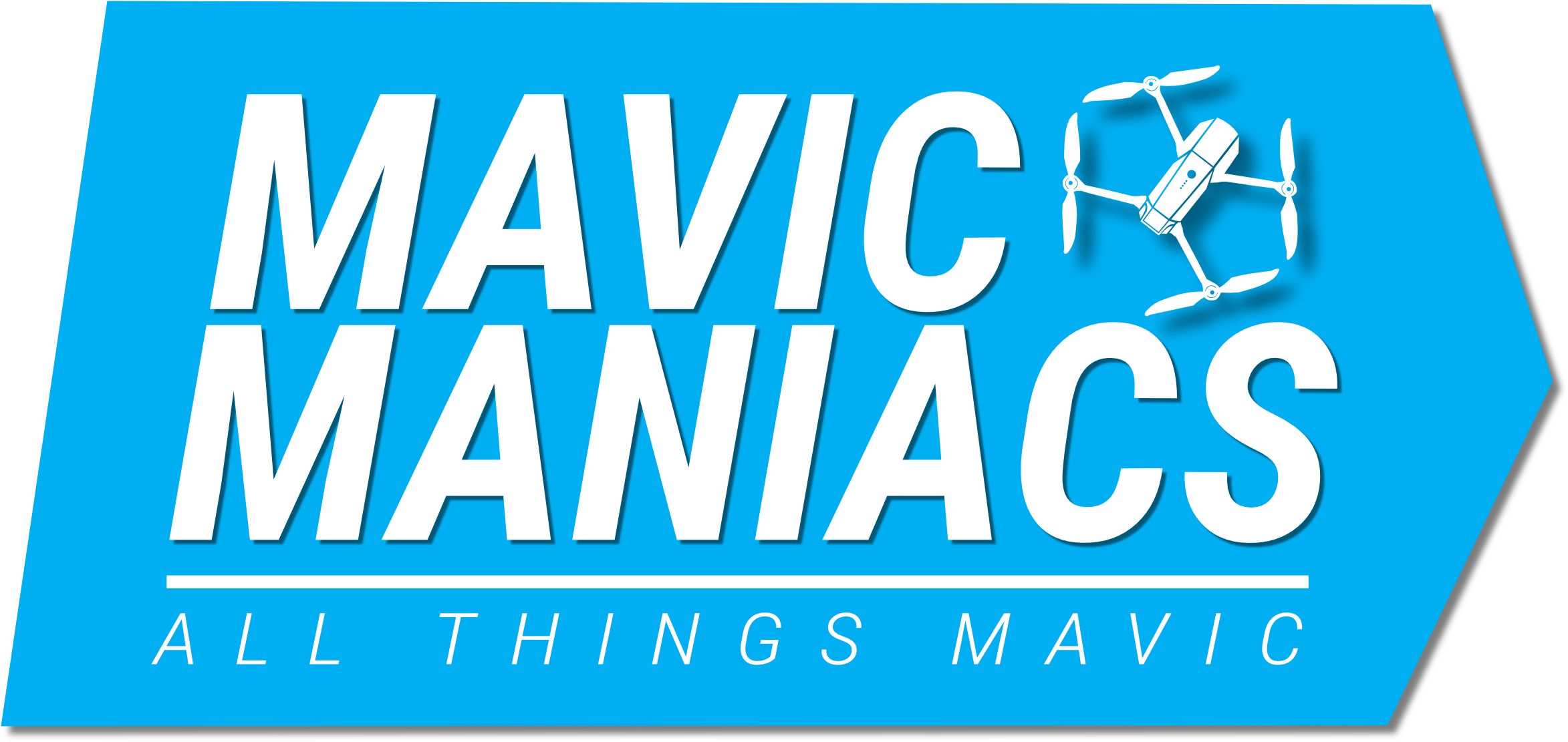 The Dji Mavic 2 Pro - Sign (2392x1163), Png Download