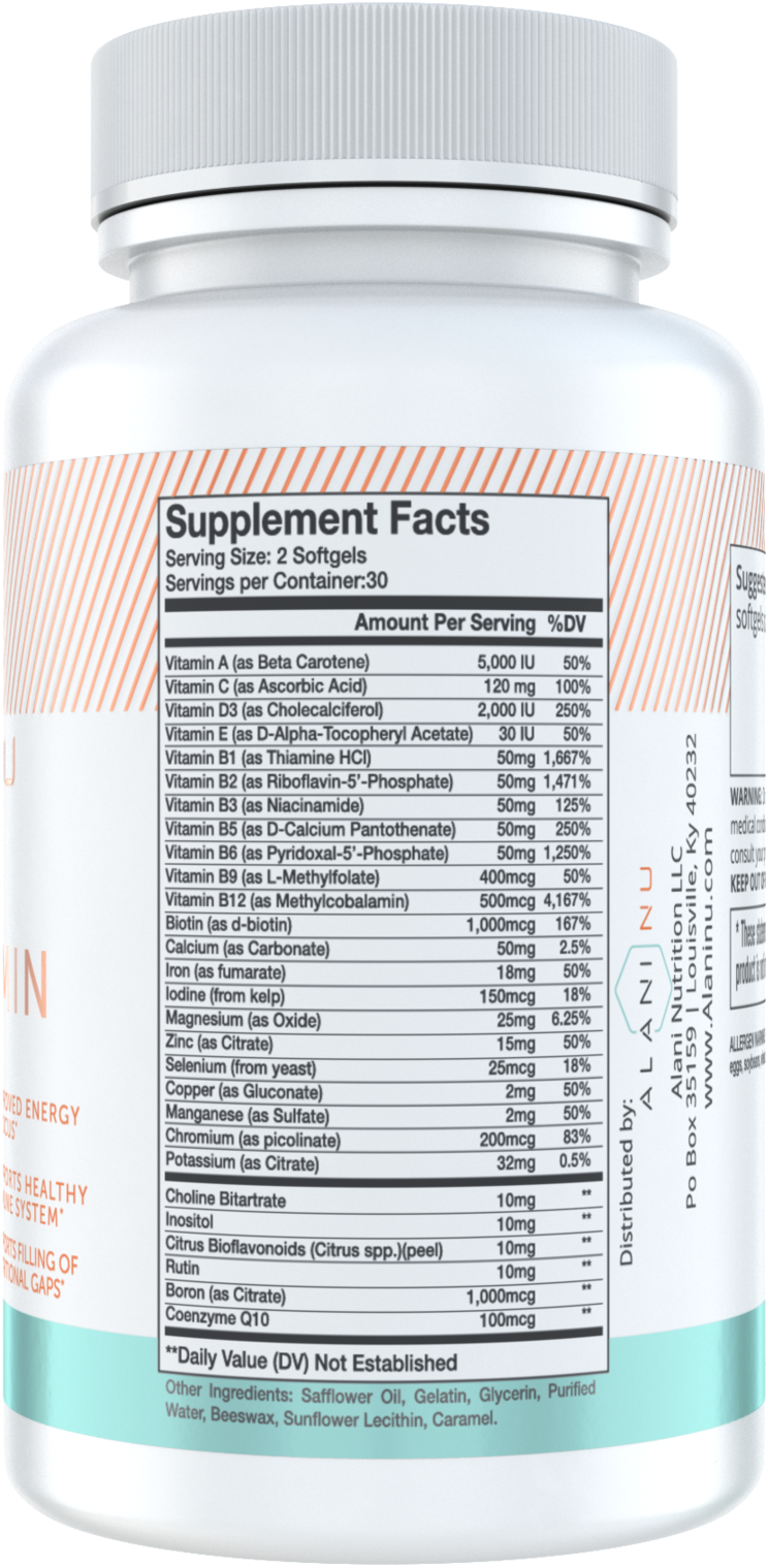 Multi-vitamin - Alani Nu Balance Reviews (800x1543), Png Download