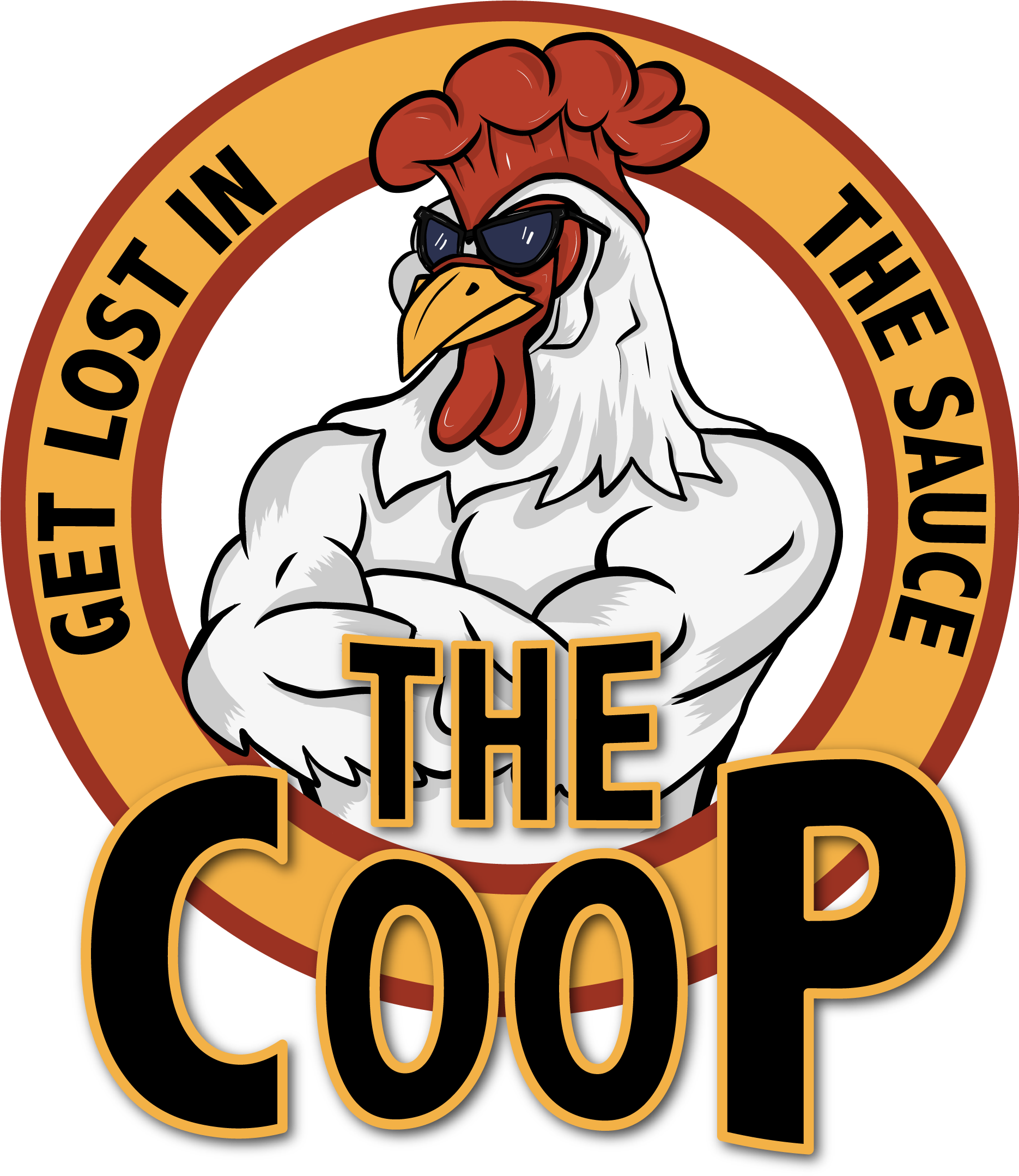 The Coop Logo Design On Behance - Rooster (2400x2400), Png Download