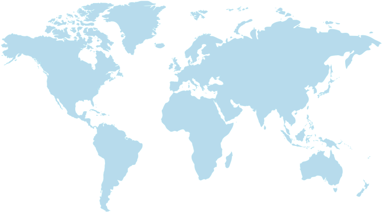 Mapa - Nu Skin Around The World (1100x500), Png Download
