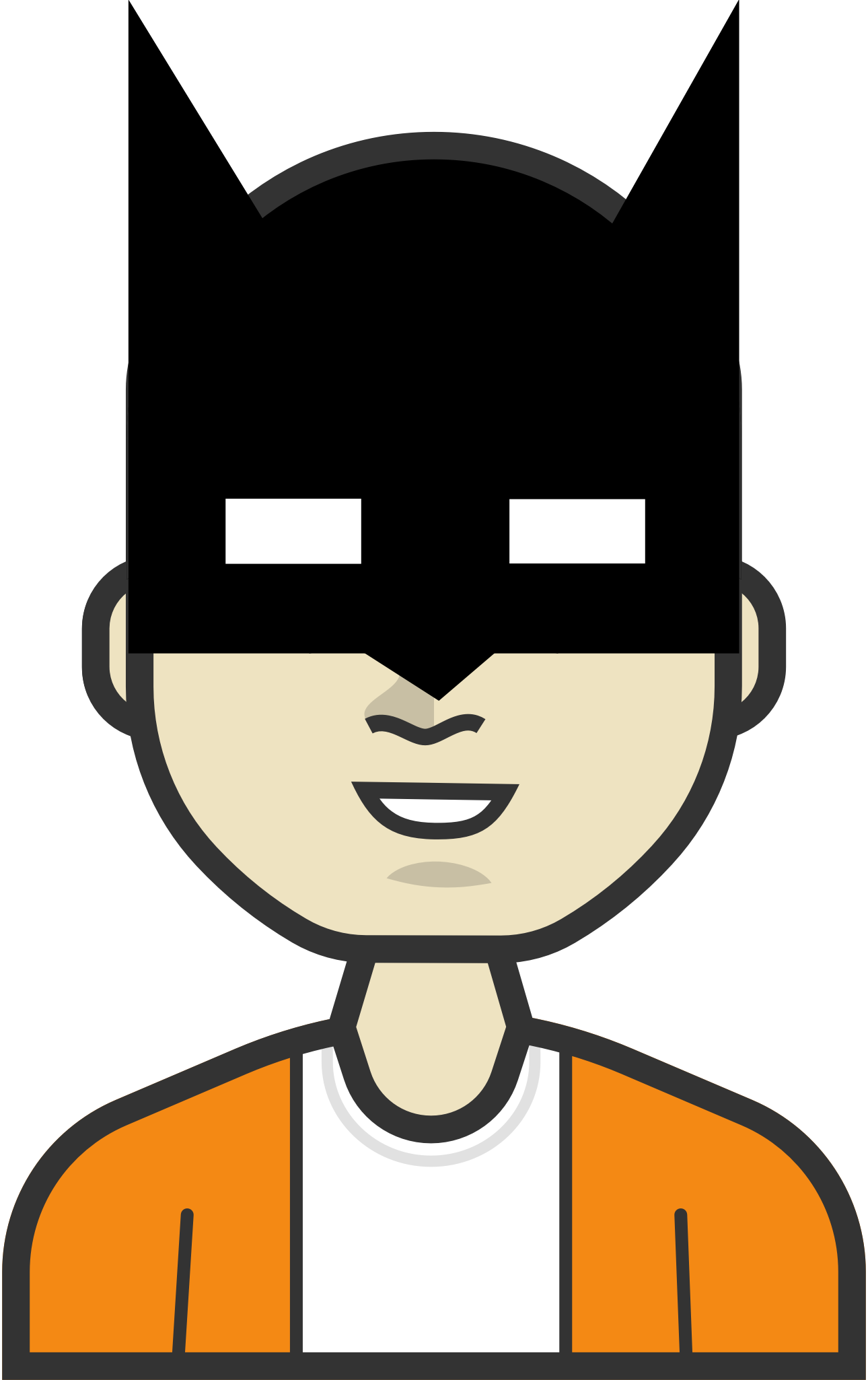 Coder - Cartoon (1290x2050), Png Download