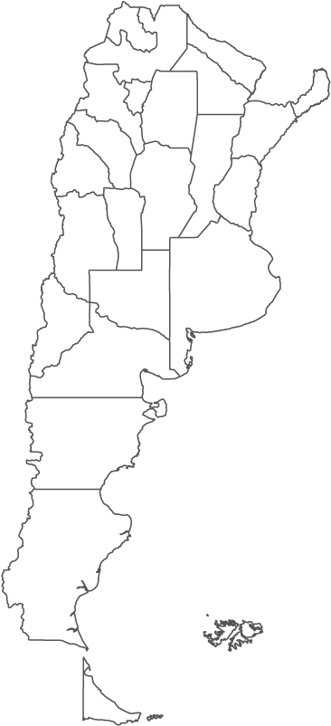 Mapa - Buon Natale In Argentino (400x829), Png Download