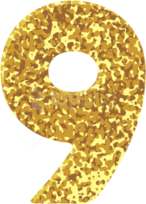 Free Png Gold Style Number Nine Png Images Transparent - Number One In Gold Png (480x667), Png Download