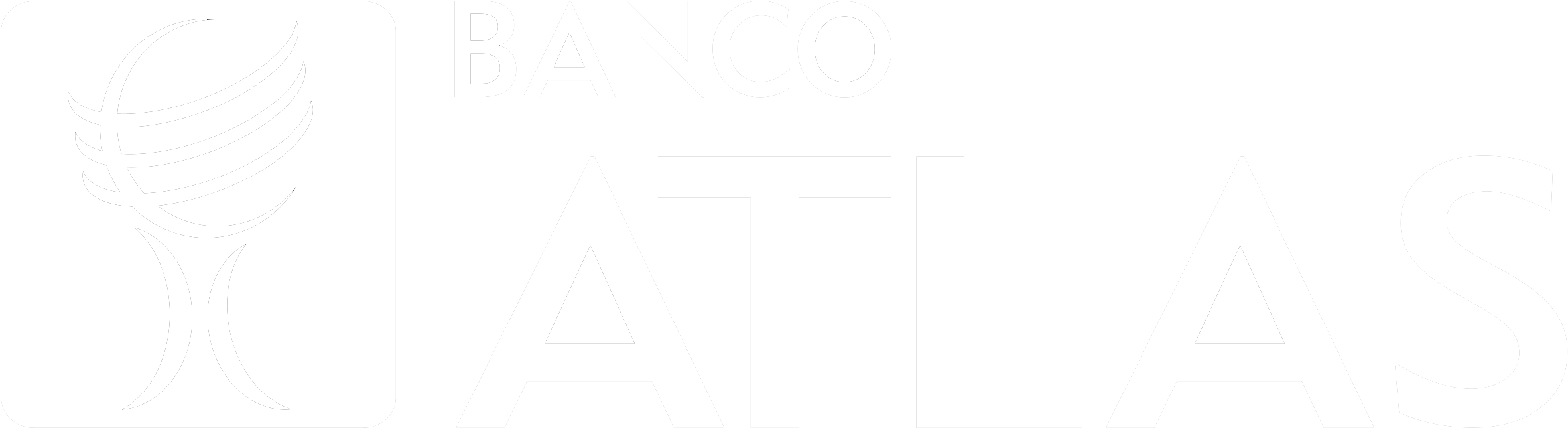 Brand - Banco Atlas Logo Png (2712x952), Png Download
