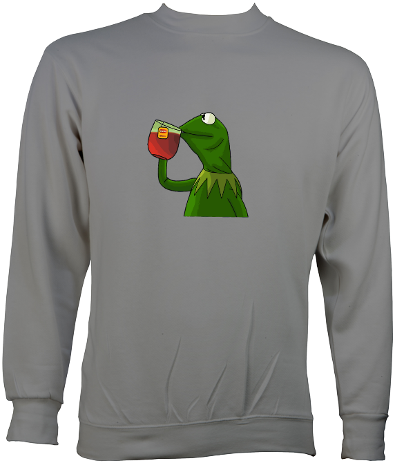 Kermit Tea - Sweater (680x680), Png Download
