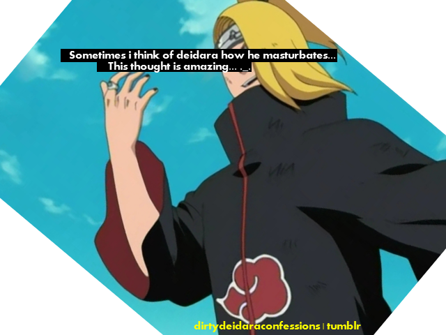 Deidara Confession Naruto Shippuden Akatsuki - Poster (640x480), Png Download