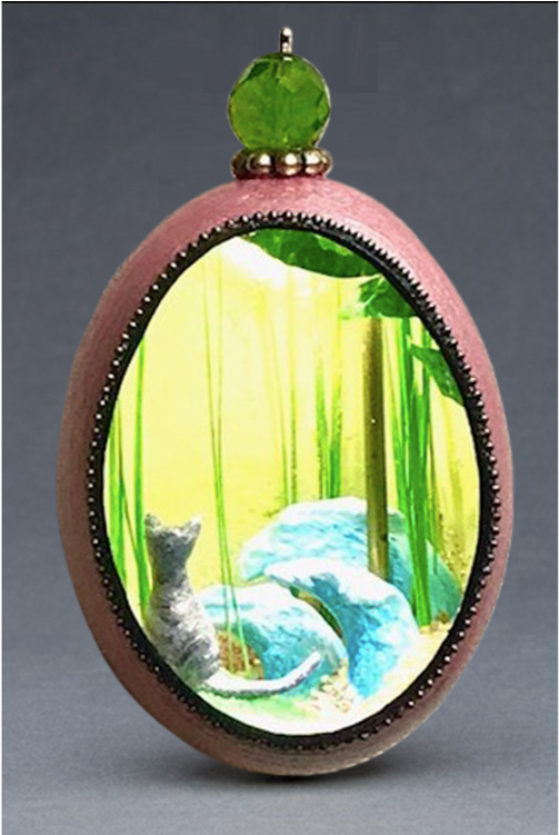 Longing Cat - Locket (750x750), Png Download