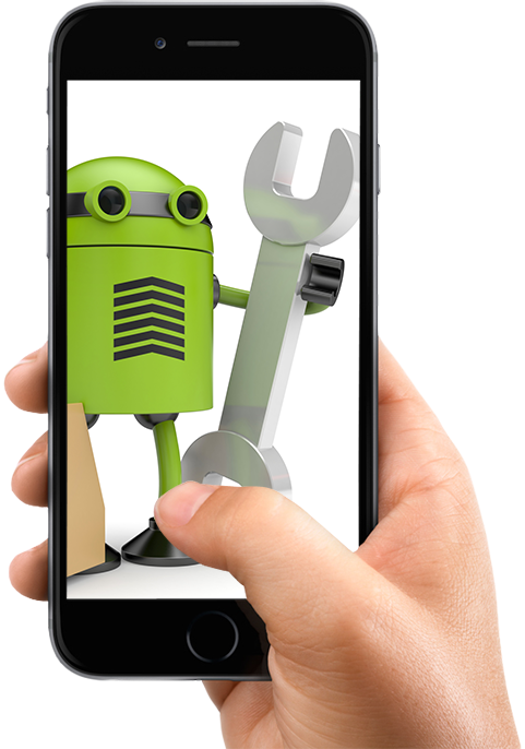 Android Repair (481x686), Png Download