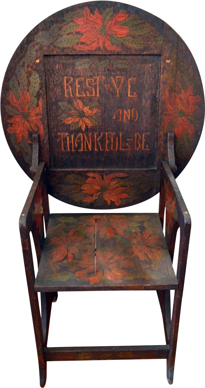 Antique Hutch Table Tavern Chair - Windsor Chair (1354x1354), Png Download
