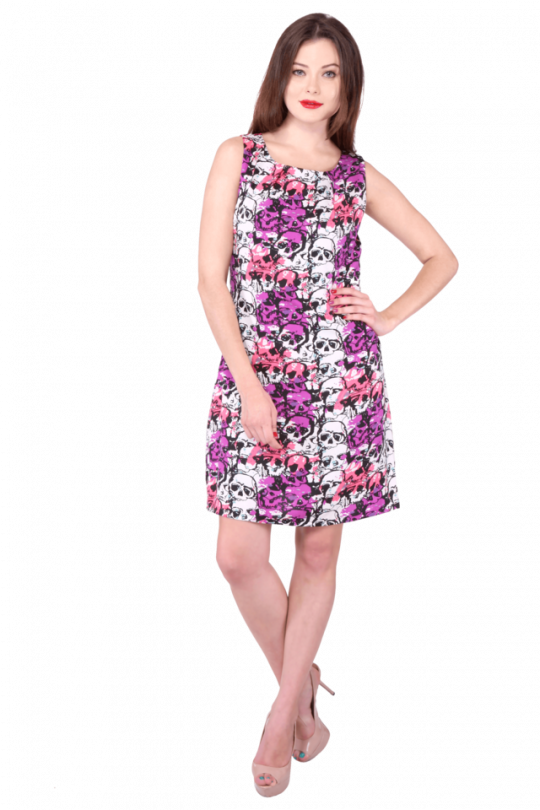 Purys Women Casual Printed Dress - Photo Shoot (540x810), Png Download