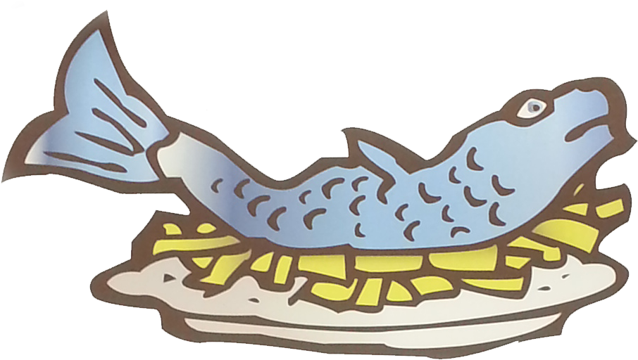 Fish - Fish And Chips Da Colorare (926x523), Png Download