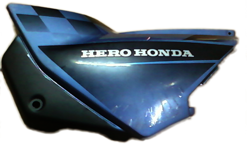 Safe X Motorcycle Fairings And Mudguards Side Panel - Hero Glamour Side Panel (800x467), Png Download