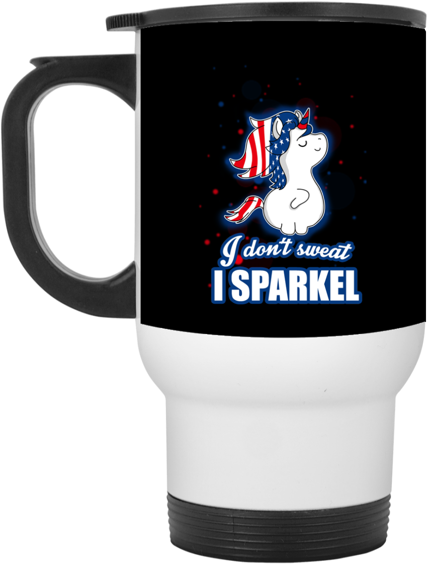 I Don't Sweat I Sparkle Mug - Mug (1155x1155), Png Download
