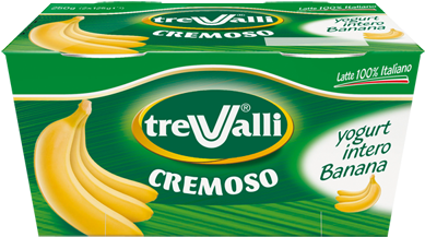 Banana Whole-milk Yogurt - Trevalli (600x600), Png Download
