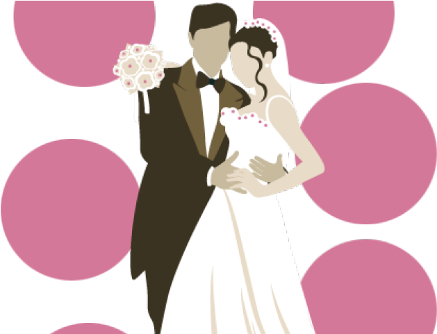Couple Clipart Married Couple - Wedding Invitation Png File (640x480), Png Download