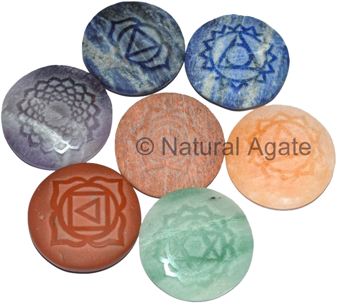 P Engraved 001 Embossed Chakra Symbol Set - Circle (657x591), Png Download