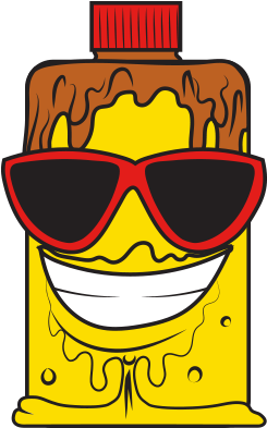 Leaky Sunscreen Yellow - Grossery Gang Barf Room Supplies (400x400), Png Download