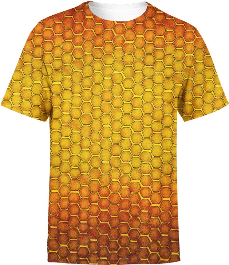 Honeycomb Unisex Shirt - Clothing (900x900), Png Download