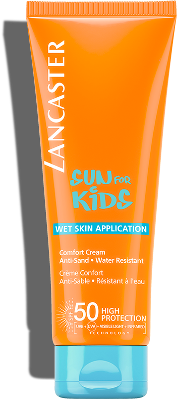 Comfort Cream For Children - Lancaster High Resistance Cream Kids Spf 50 Suncare (409x791), Png Download