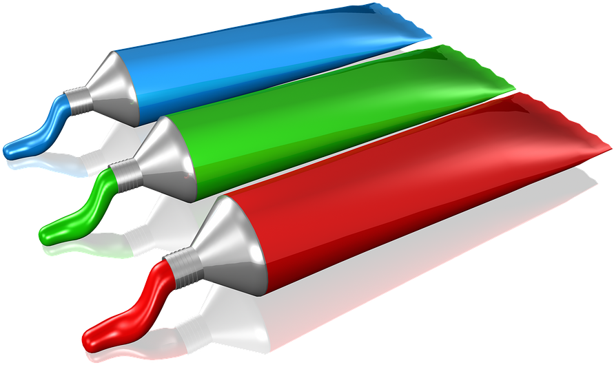 Compared To Oil And Watercolors, The History Of Acrylic - Tube Of Paint Transparent Clipart (960x647), Png Download