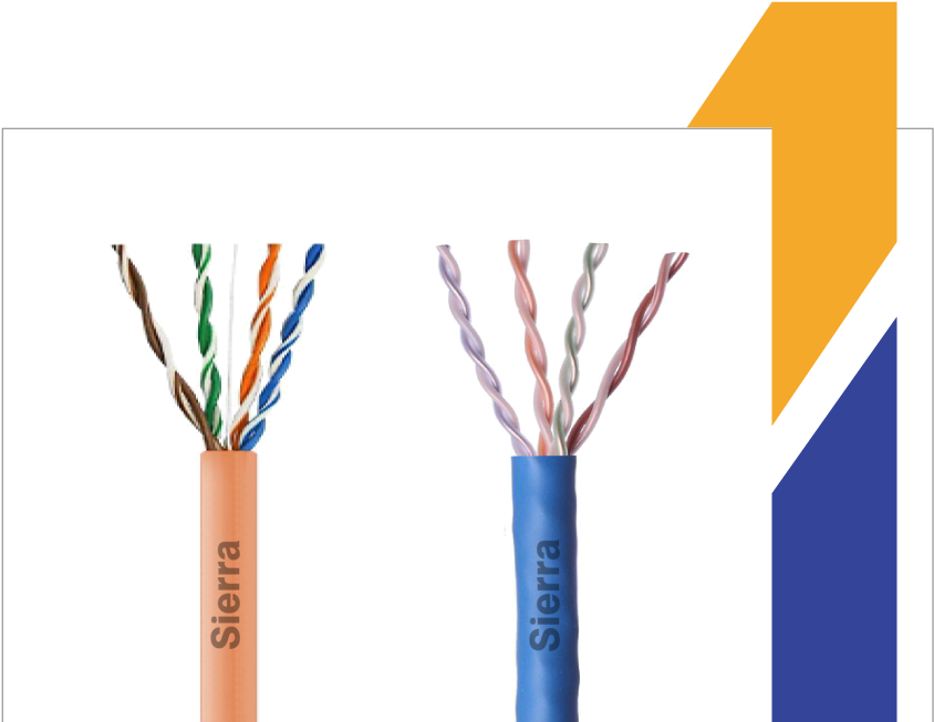 Cat 5e Cable - Sierra Cables Plc (854x652), Png Download