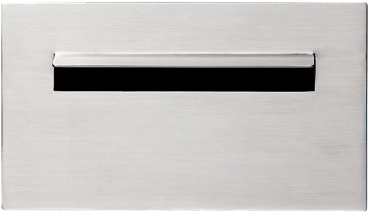 Mr Kelly Integrated Back Open Letterbox - Wood (768x768), Png Download