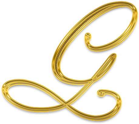 Letter, Litera, Font, Golden, Gold, Capital Letter - Letters Gold Png (509x720), Png Download