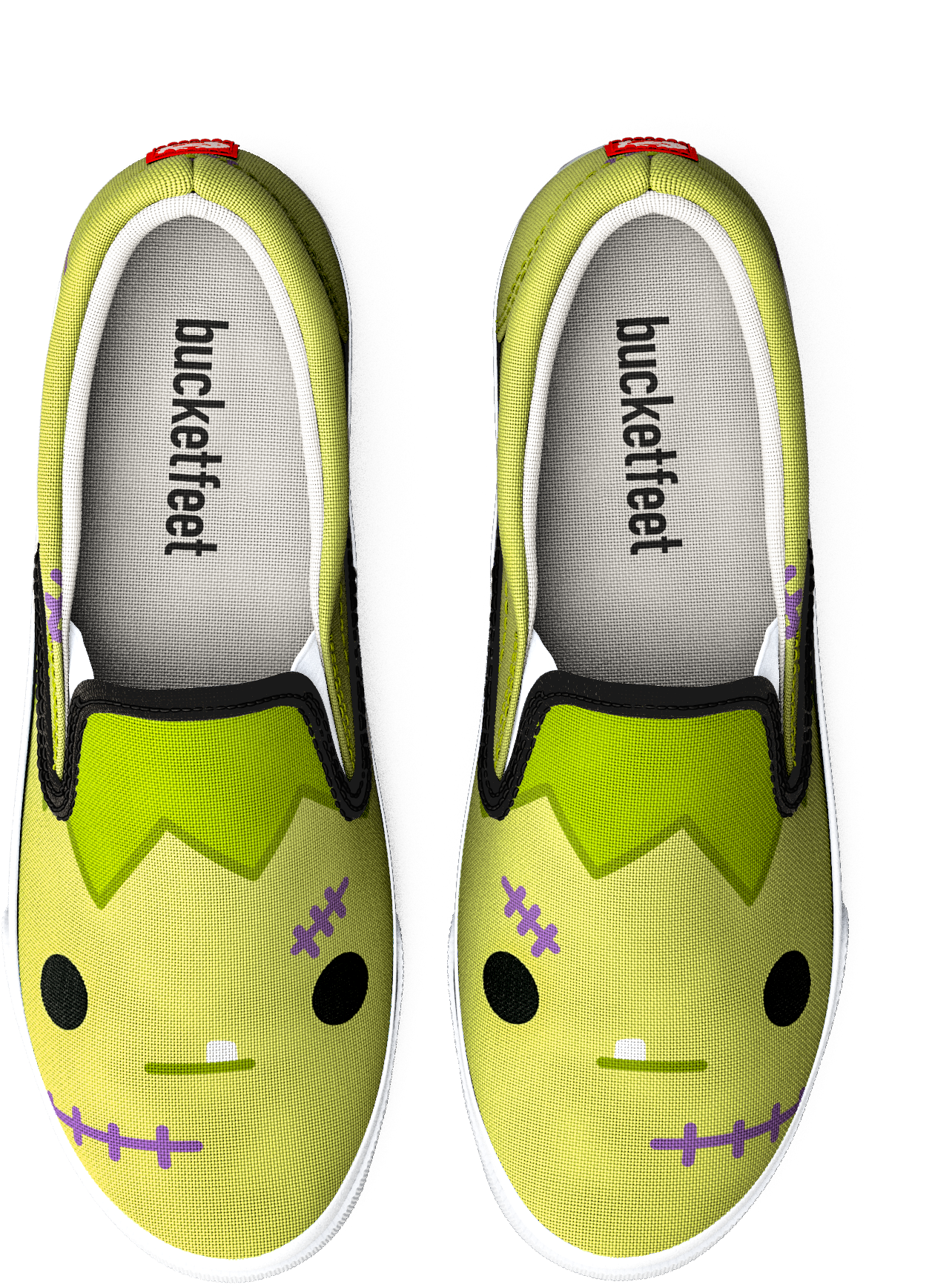 60610 1326 500 Babyfrank Toxicfrosting Green Unisex - Slip-on Shoe (2048x2048), Png Download