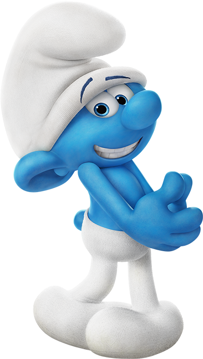 Clumsy Smiles - Smurfs The Lost Village Clumsy (413x729), Png Download