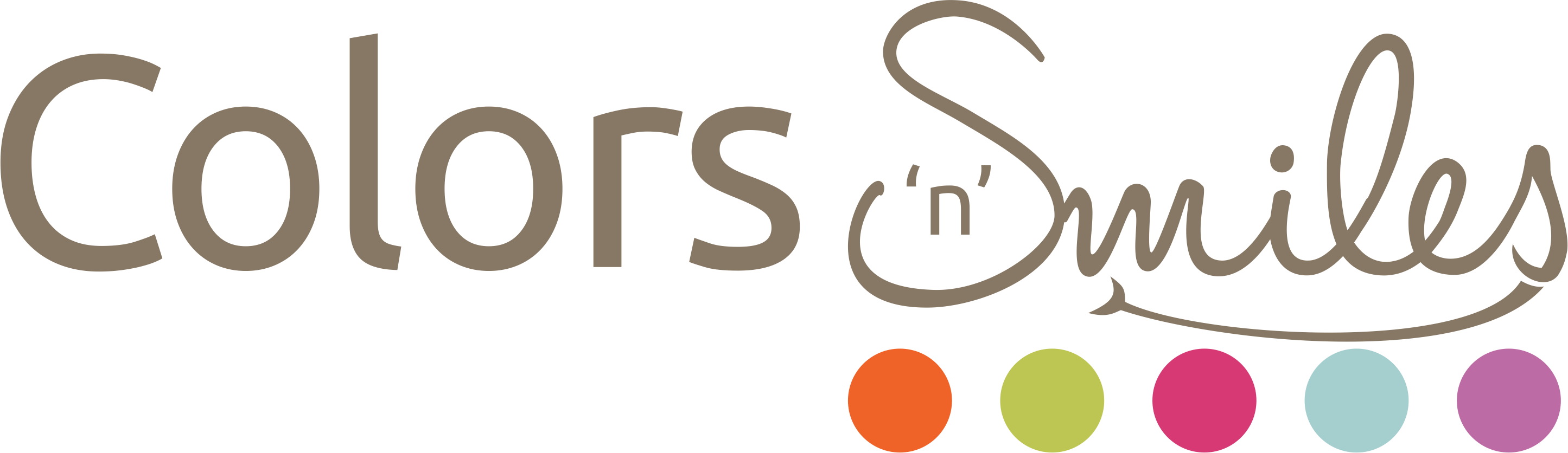 Colors 'n' Smiles - Website (2890x836), Png Download