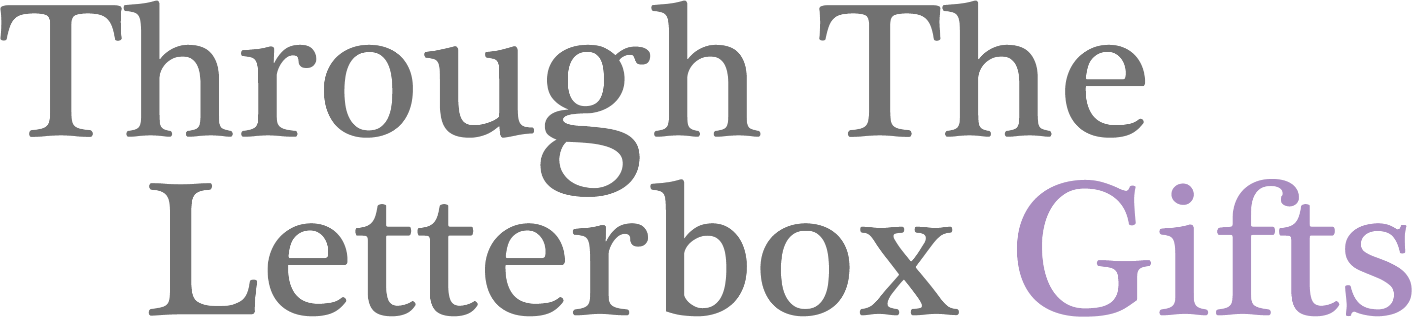 Thank You For Visiting Through The Letterbox Gifts, - Letter Box (2947x742), Png Download