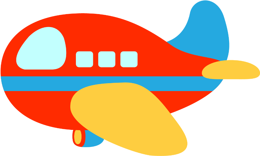 Airplane Clipart Svg Clipart De - Meios De Transporte Png (900x900), Png Download