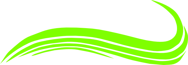 Line Clipart Swoosh Pencil - Swoosh Clipart Green (600x208), Png Download