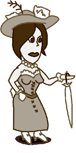 Mb Image/png - Lady Clip Art (250x500), Png Download