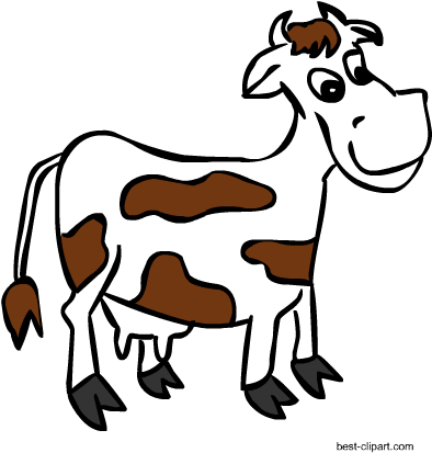 Free Cow Clip Art Image (450x450), Png Download