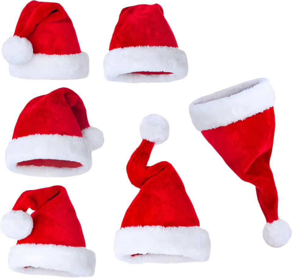 Santa Claus Hat Png - Santa Caps (958x913), Png Download