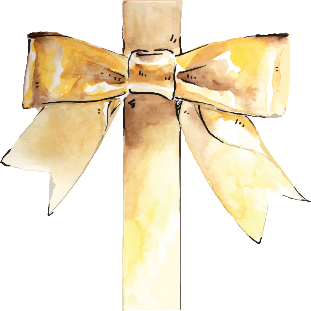 Hand Drawn Holiday Decoration Bow Transparent Cartoon - Portable Network Graphics (1024x1024), Png Download