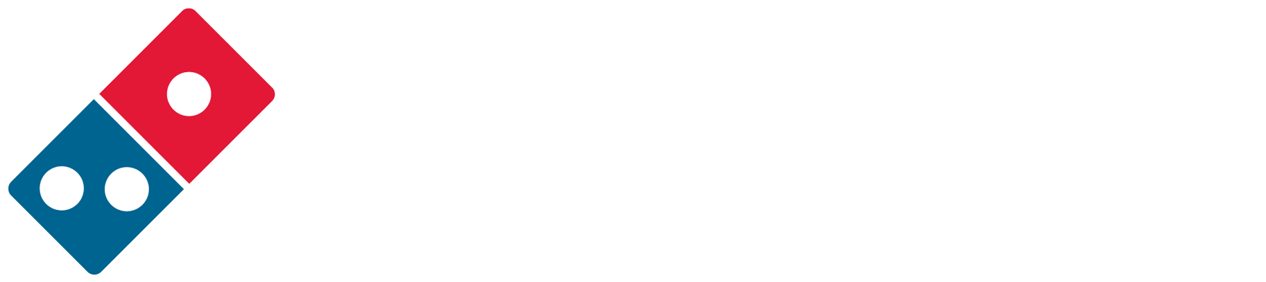 Dominos Pizza New Logo Png Download - Dominoes Pizza Logo Png (2000x500), Png Download