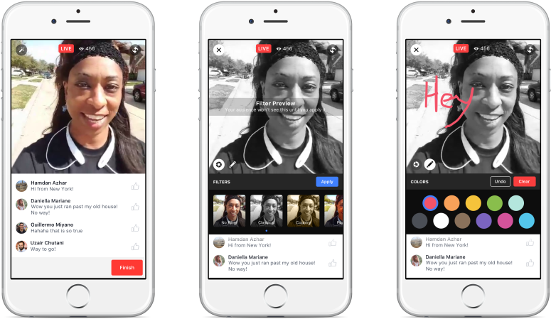 Filters And Doodles For Facebook Live Videos - Facebook Live Video Brand (960x536), Png Download