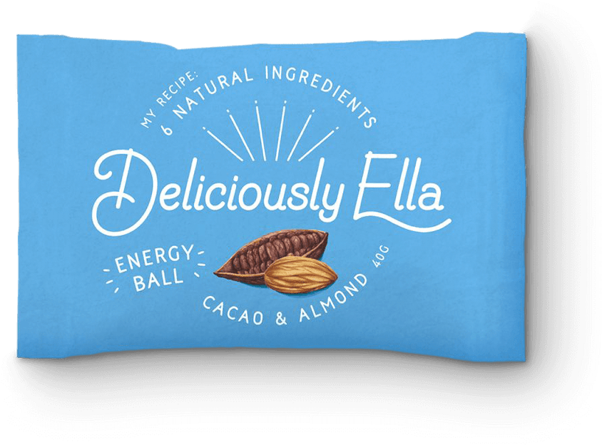 Deliciously Ella Cacao & Almond Energy Ball 1 Ball (973x973), Png Download