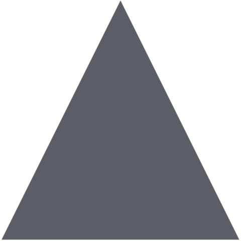 Dark Grey Rubber Floor Tiles Uk - Dark Grey Triangle Png (480x480), Png Download