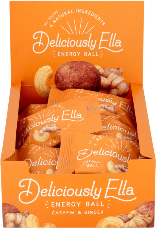 Deliciously Ella Energy Balls - Deliciously Ella Ginger Energy Balls (800x800), Png Download