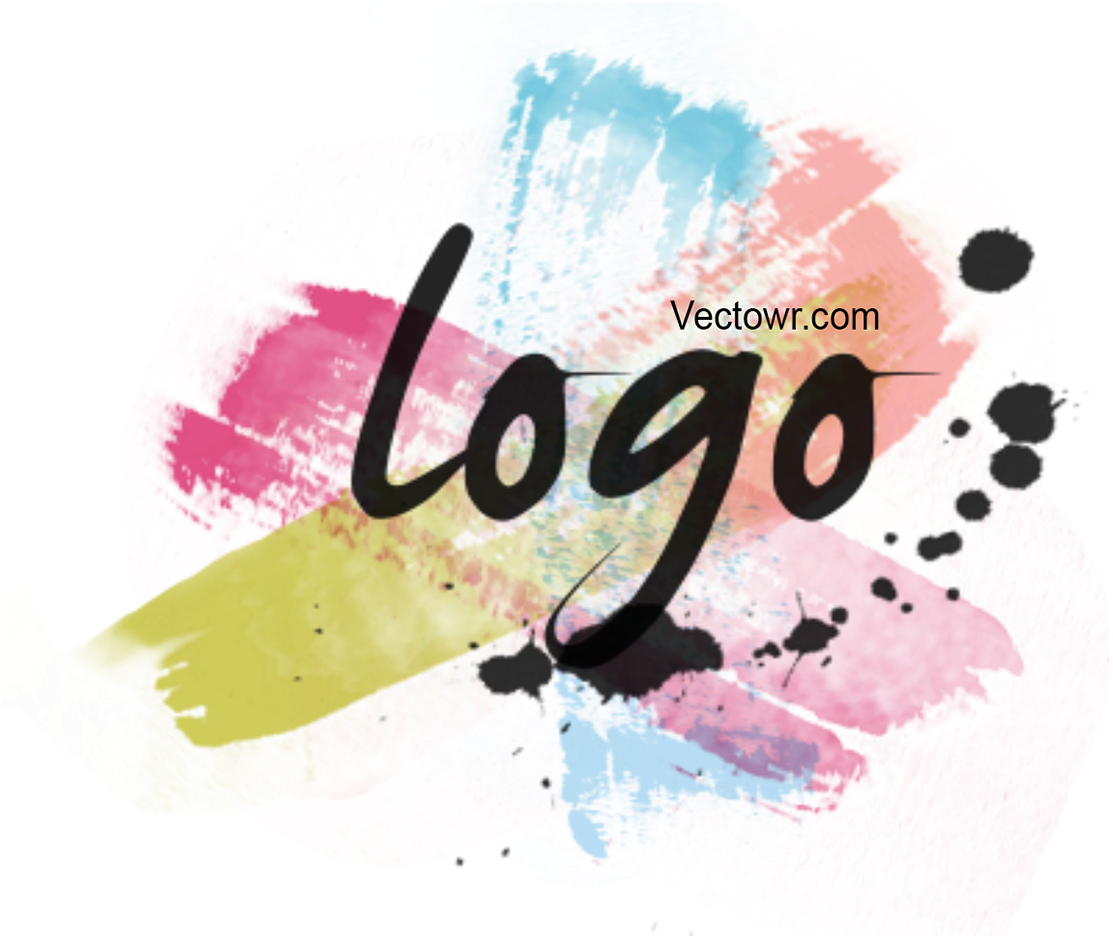 Watercolor Brush Effect Logo & Animation, - Calligraphy (1200x946), Png Download