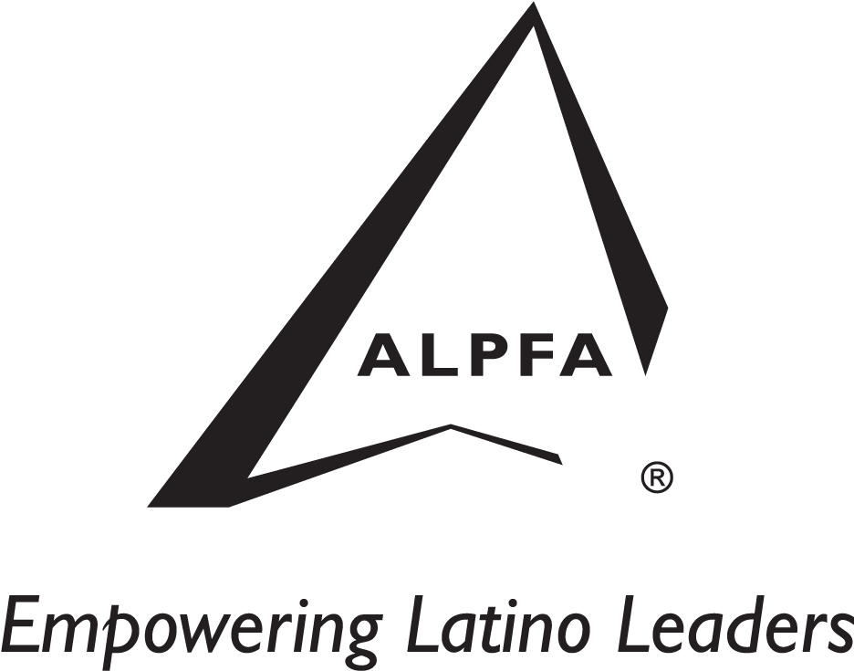 Alpfa Black Logo With Tagline - Association Of Latino Professionals In Finance And (989x776), Png Download