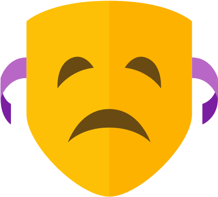 Drama Icono (500x500), Png Download