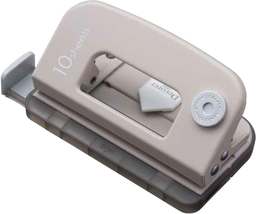 White Hole Puncher - Hole Paper Clip (828x694), Png Download