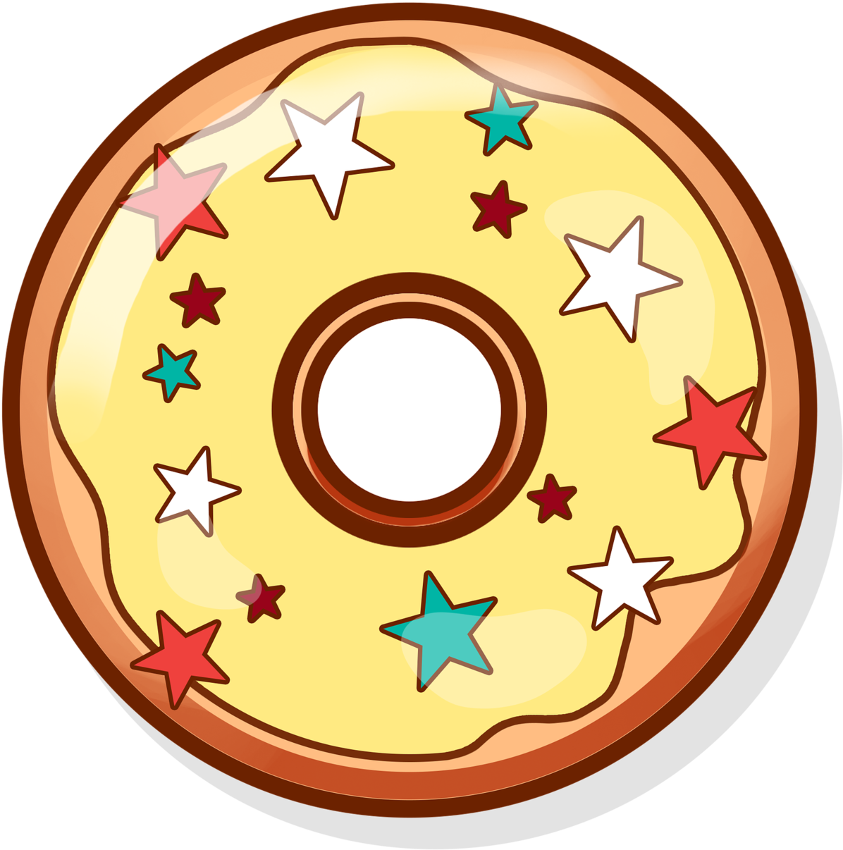 Doughnut Clipart Sugar Donut - Bakery And Sweets Icon Png (1500x1500), Png Download